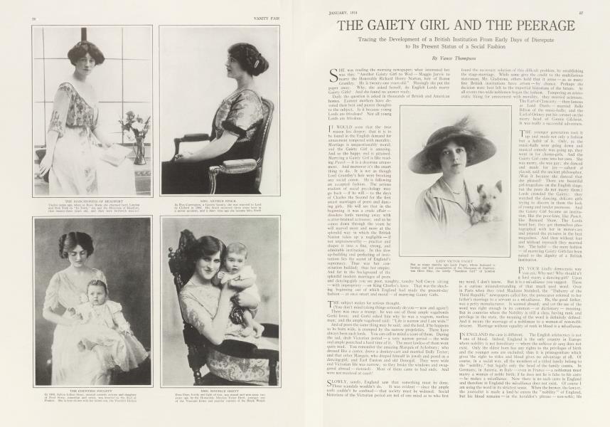 THE GAIETY GIRL AND THE PEERAGE