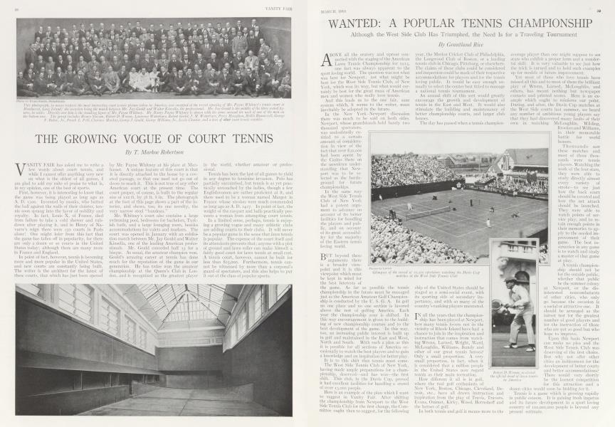 WANTED: A POPULAR TENNIS CHAMPIONSHIP