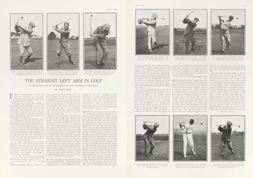 THE STRAIGHT LEFT ARM IN GOLF