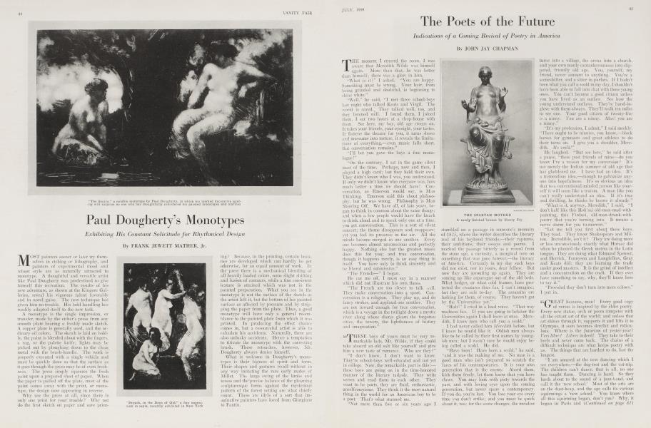 Paul Dougherty's Monotypes | Vanity Fair | July 1919
