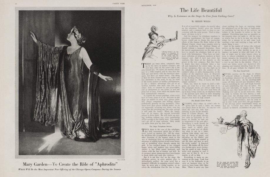 The Life Beautiful | Vanity Fair | November 1919