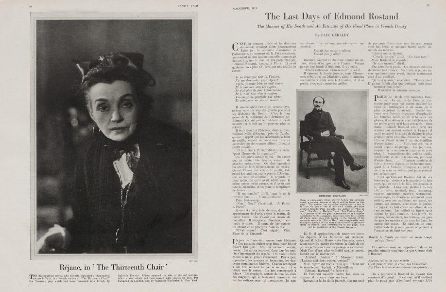 The Last Days of Edmond Rostand