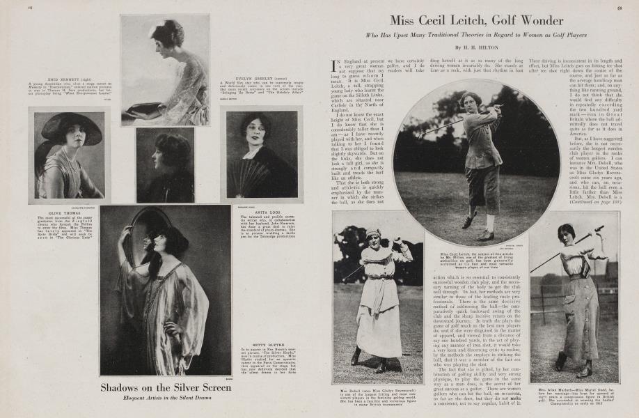 Miss Cecil Leitch, Golf Wonder