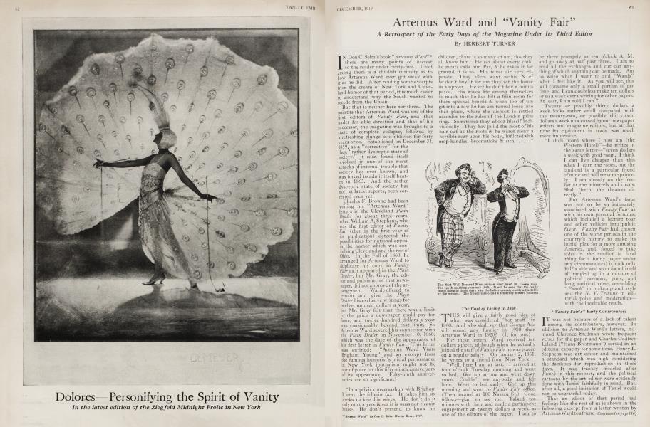 Artemus Ward and "Vanity Fair"