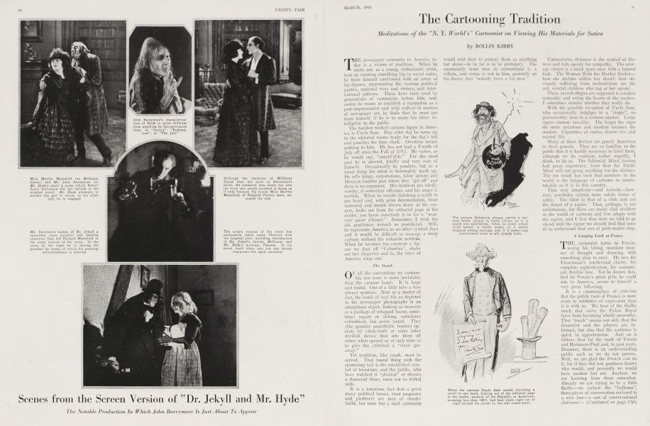 The Cartooning Tradition | Vanity Fair | March 1920