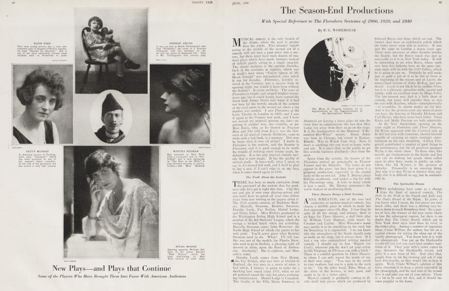 The Season-End Productions | Vanity Fair | June 1920