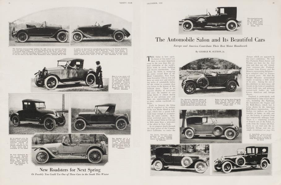 The Automobile Salon and Its Beautiful Cars