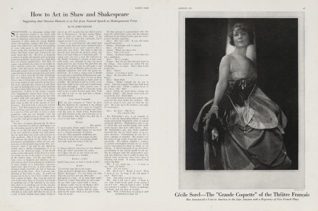 How to Act in Shaw and Shakespeare