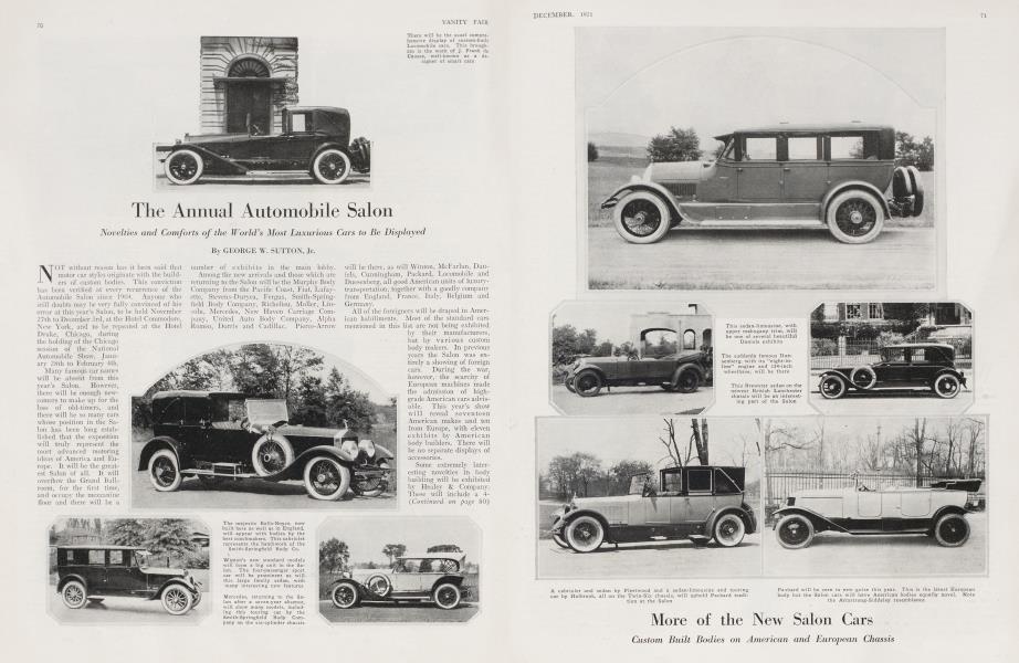 The Annual Automobile Salon