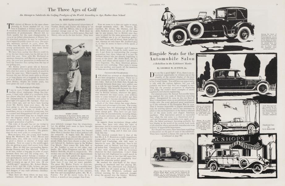 The Three Ages of Golf