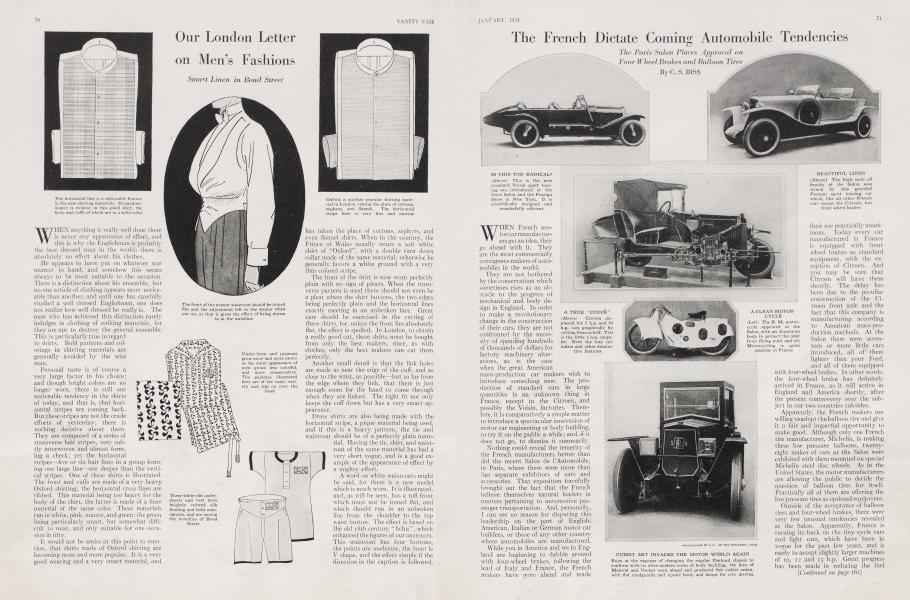 The French Dictate Coming Automobile Tendencies