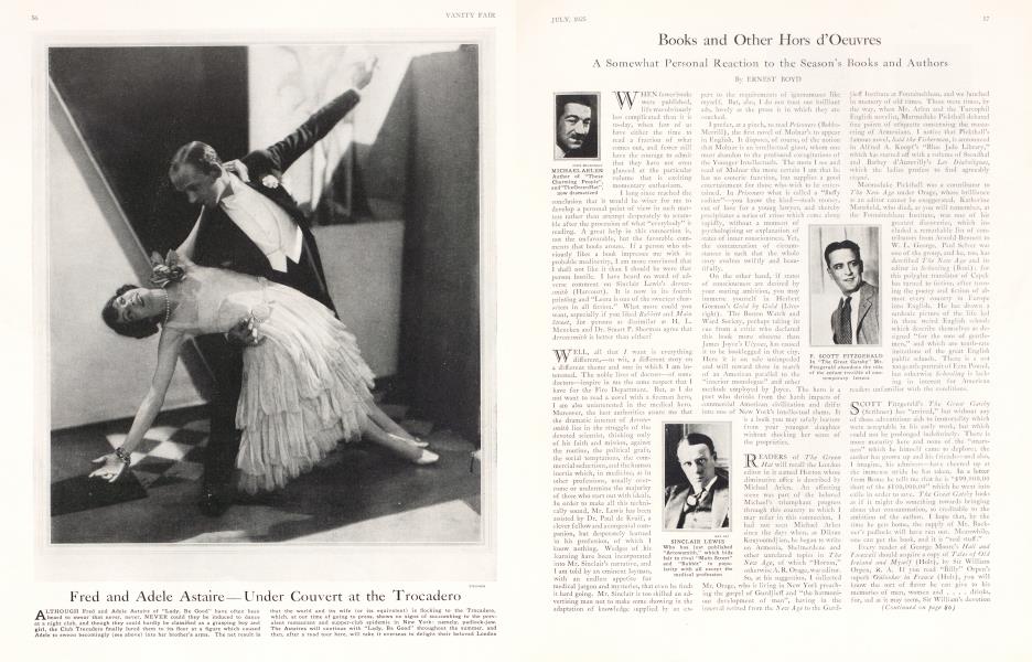 Fred and Adele Astaire—Under Couvert at the Trocadero