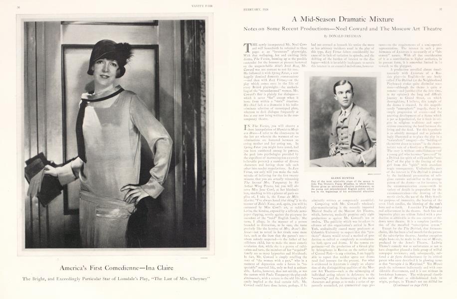 A Mid-Season Dramatic Mixture | Vanity Fair | February 1926