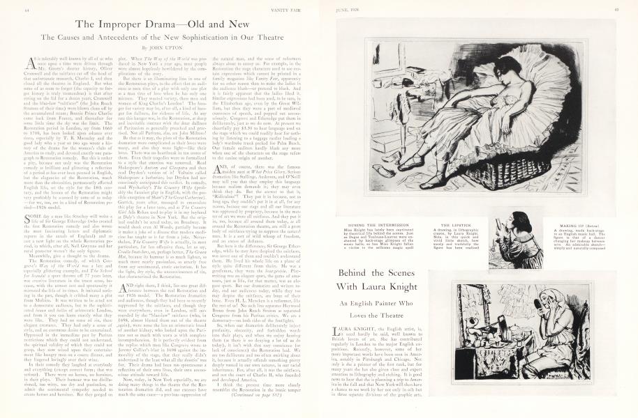 The Improper Drama—Old and New | Vanity Fair | June 1926