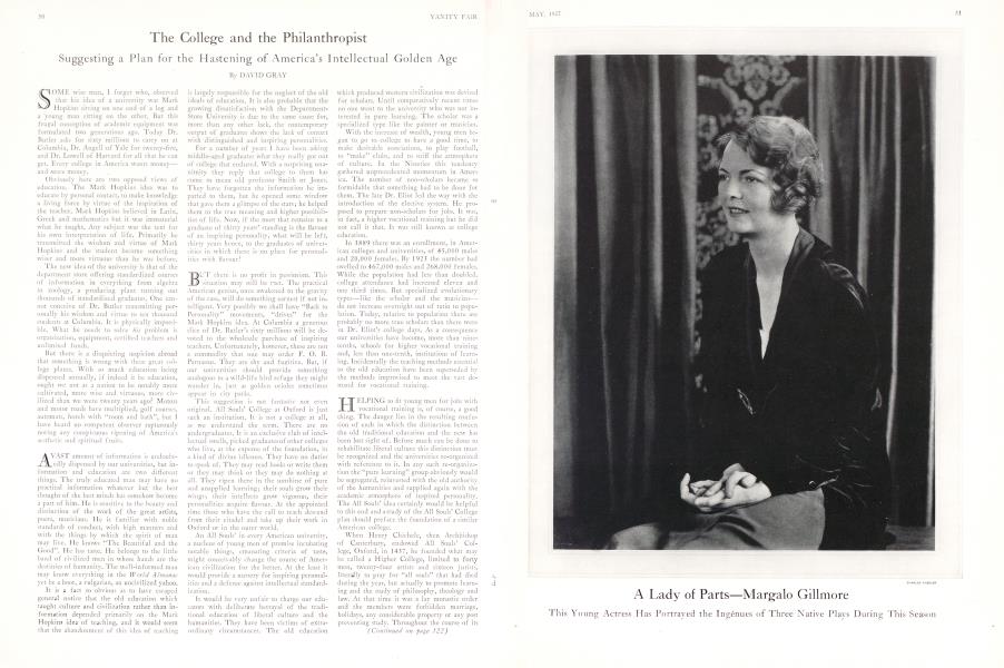 The College and the Philanthropist