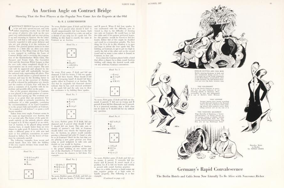 An Auction Angle on Contract Bridge