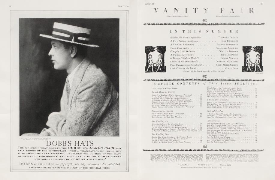 COMPLETE CONTENTS of This Issue—JUNE 1928