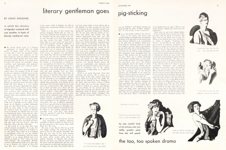 literary gentleman goes pig-sticking