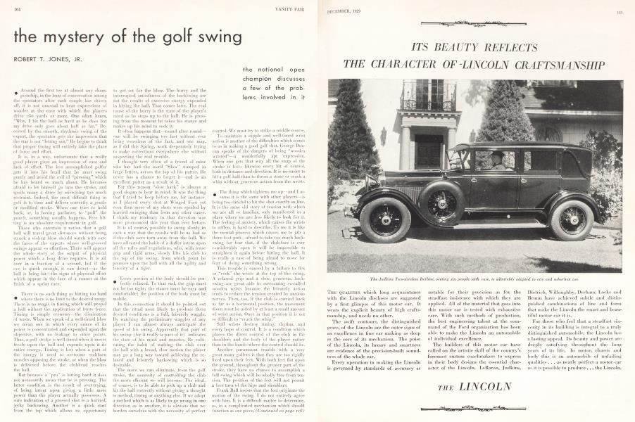 the mystery of the golf swing