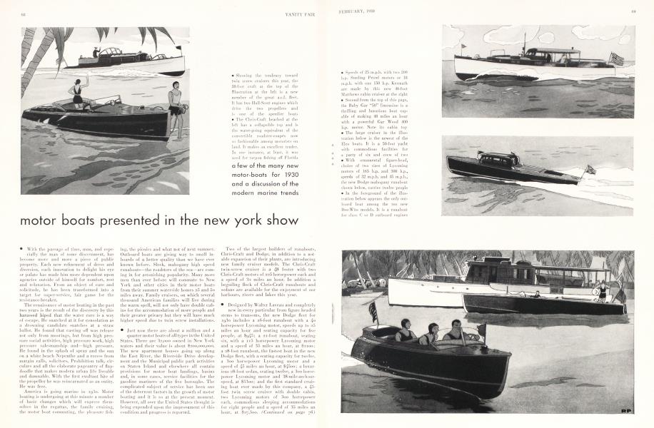 motor boats presented in the new york show