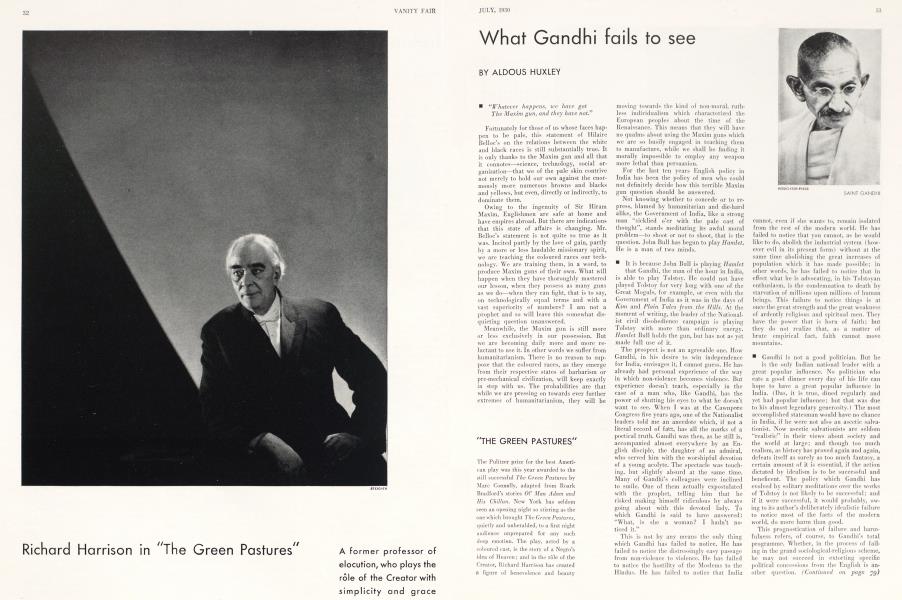 What Gandhi fails to see
