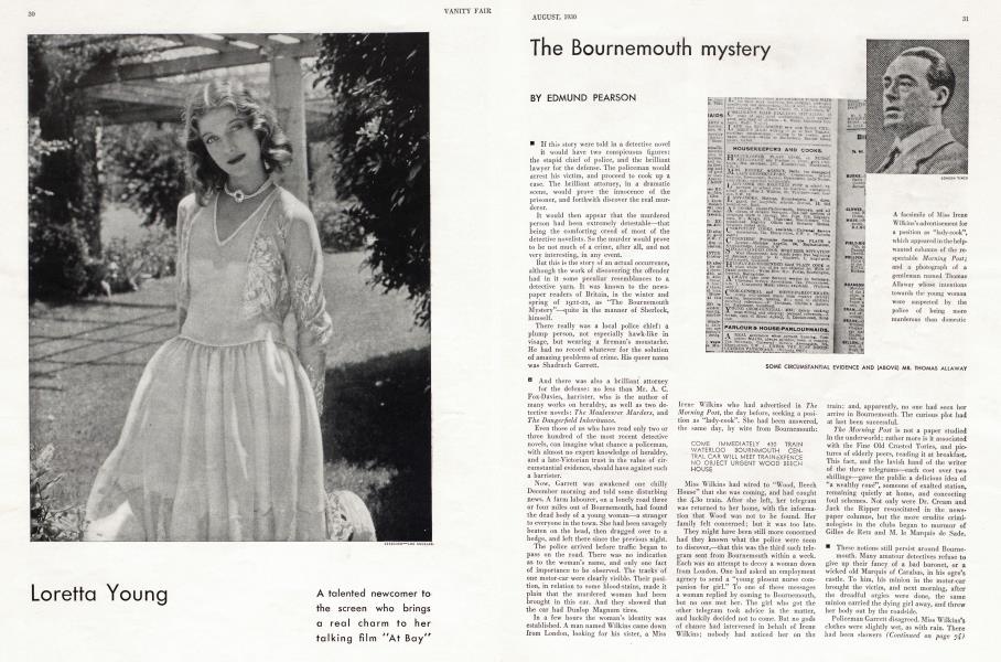 The Bournemouth mystery