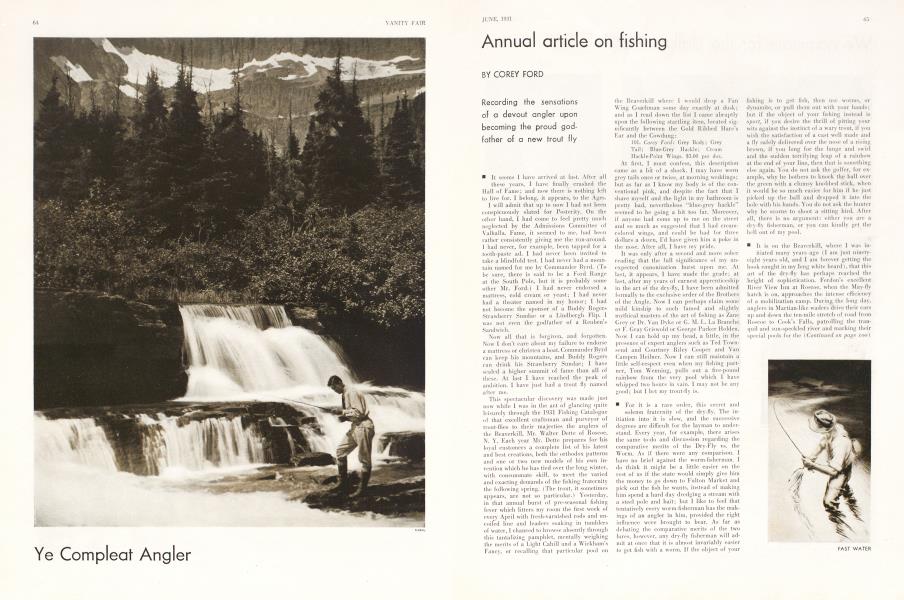 Annual article on fishing