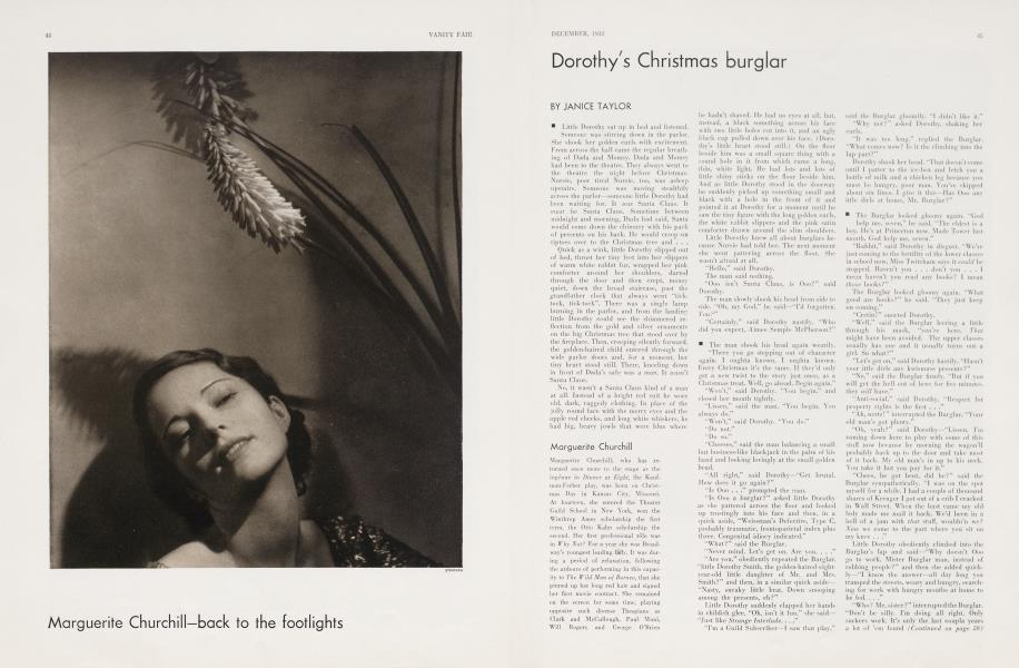 Dorothy's Christmas burglar