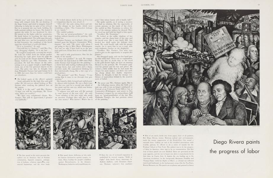 Diego Rivera paints the progress of labor