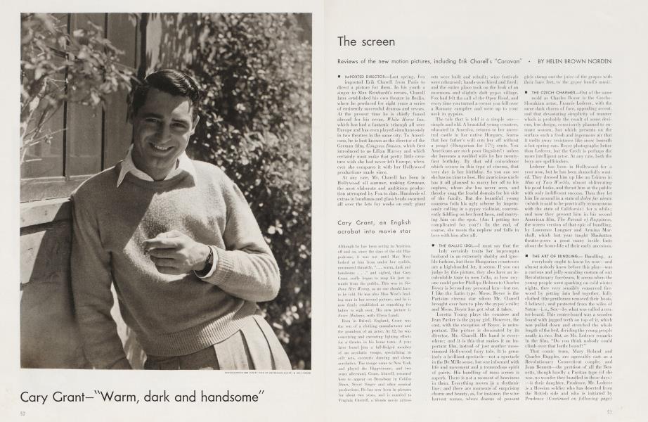 Cary Grant—"Warm, dark and handsome"