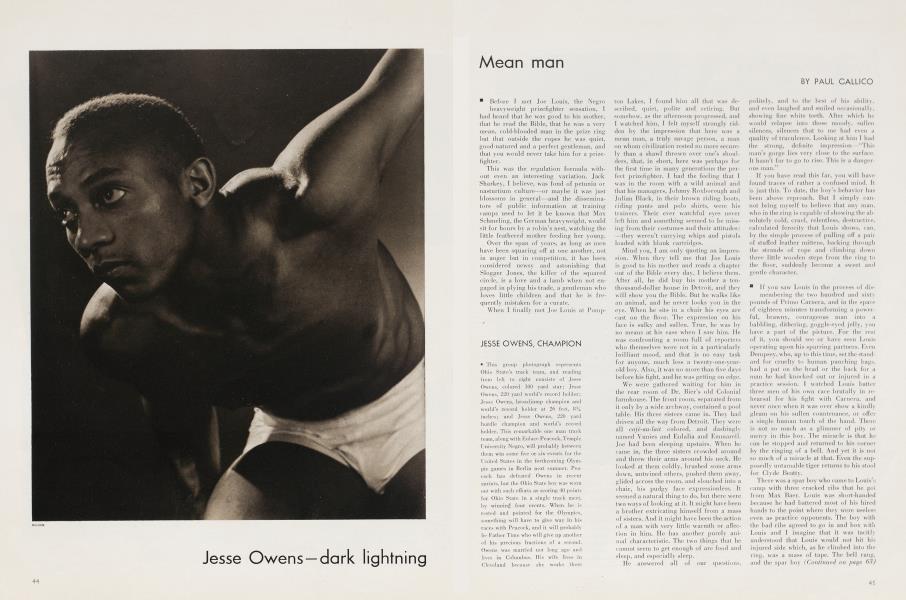 Jesse Owens—dark lightning