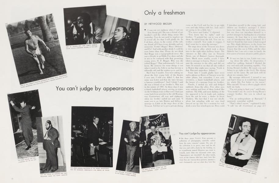 Only a freshman | Vanity Fair | October 1935