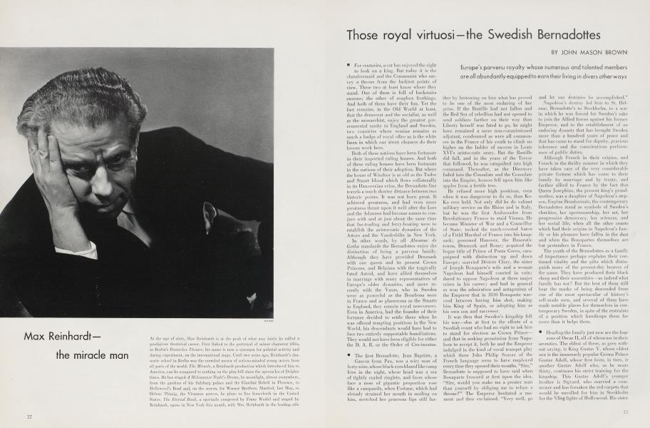 Those royal virtuosi—the Swedish Bernadottes