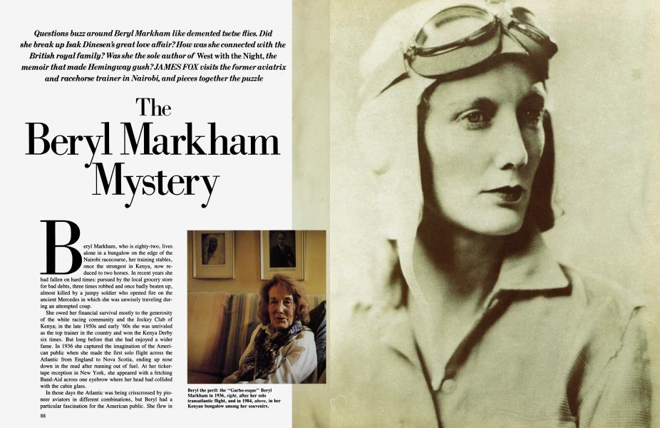 The Beryl Markham Mystery