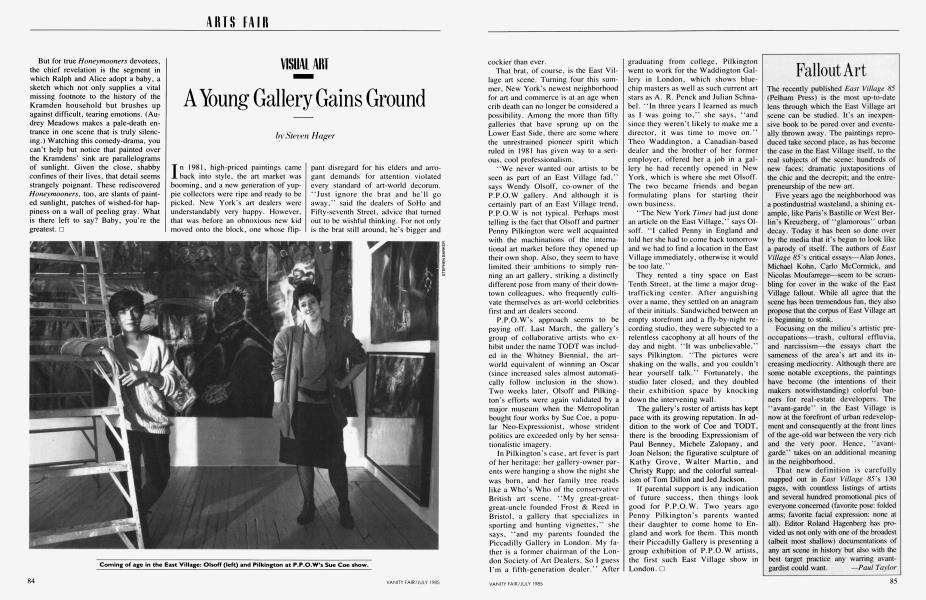 A Young Gallery Gains Ground
