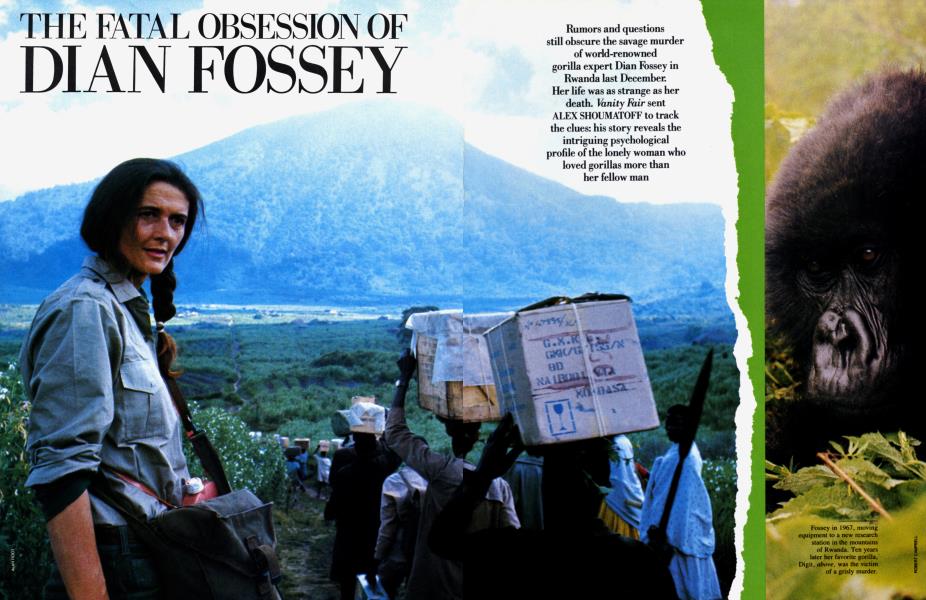 THE FATAL OBSESSION OF DIAN FOSSEY