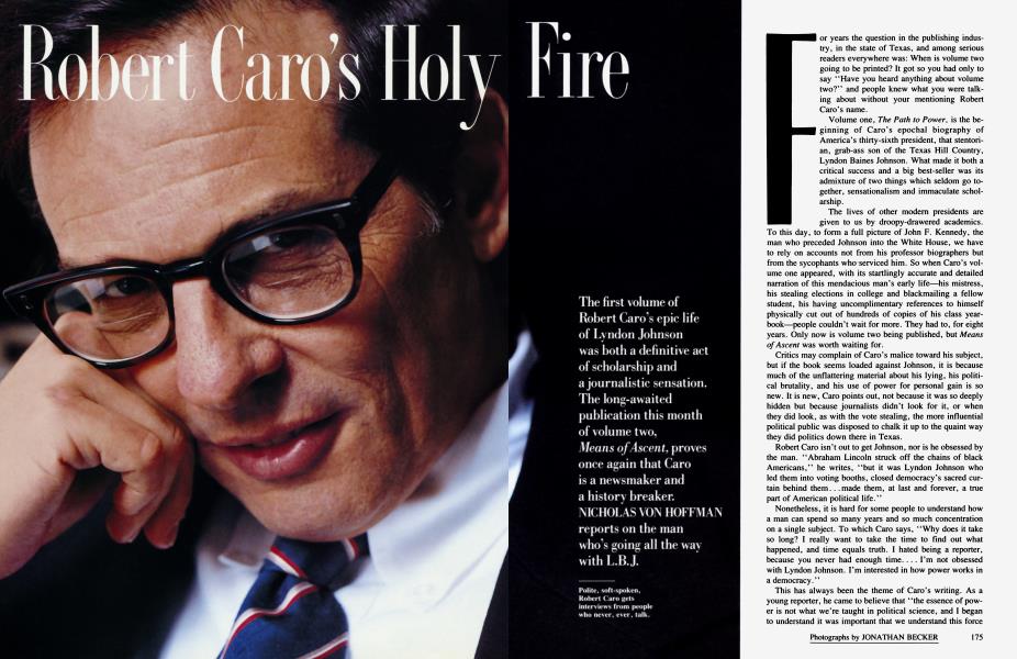 Robert Caro's Holy Fire