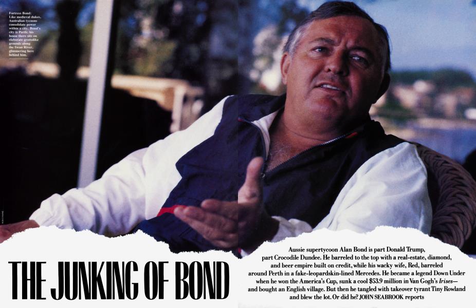 THE JUNKING OF BOND