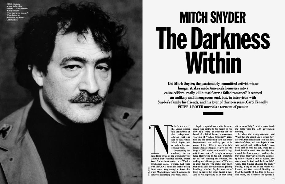 MITCH SNYDER The Darkness Within