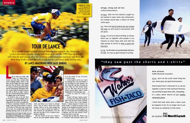 Vanity Fair Magazine - June 2000: Tom Cruise, Lance Armstrong