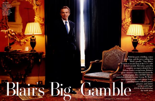 Blair's Big Gamble