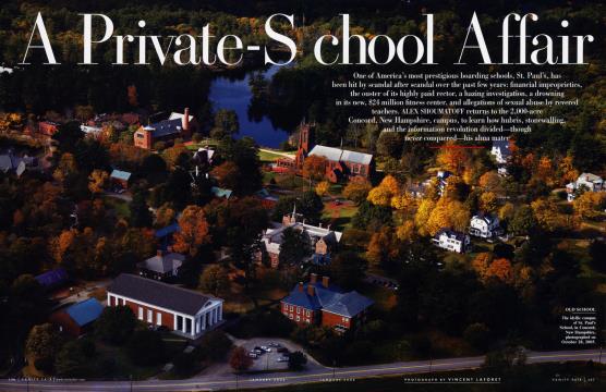 A Private-School Affair - January | Vanity Fair