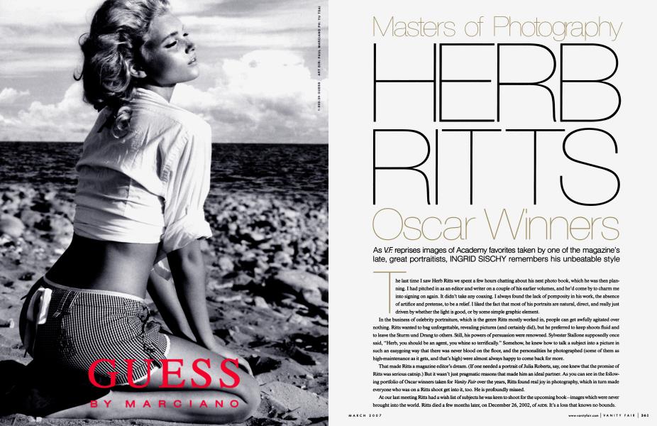 Masters of Photography HERB RITTS Oscar Winners