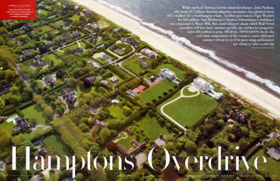 Hamptons Overdrive - August | Vanity Fair