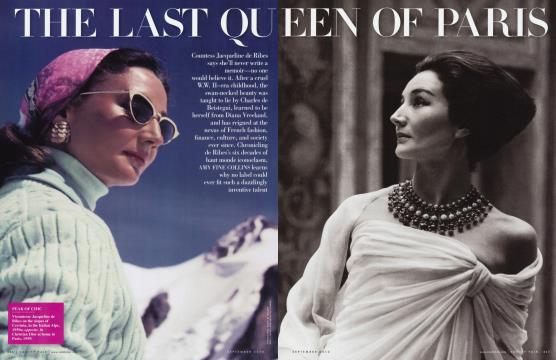 THE LAST QUEEN OF PARIS - September | Vanity Fair