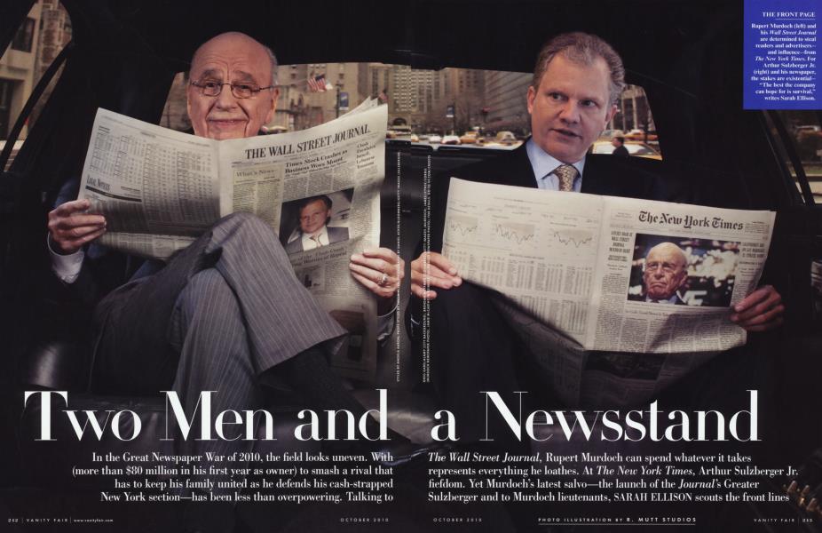 Two Men and a Newsstand