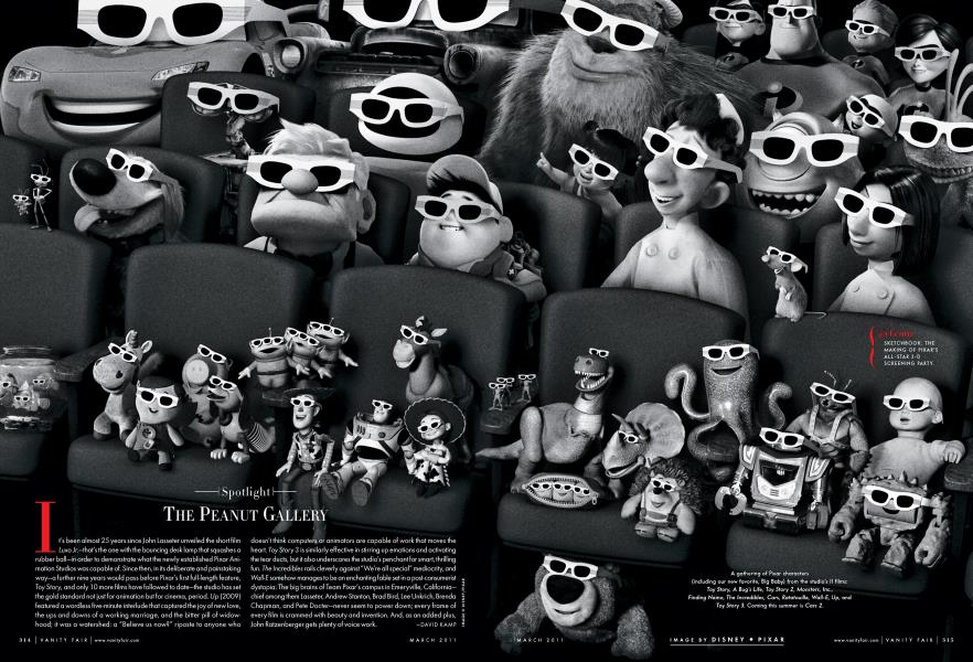 THE PEANUT GALLERY Vanity Fair March 2011