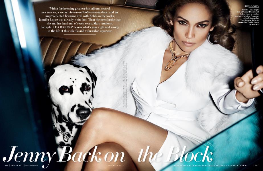 Jenny Back on the Block | Vanity Fair | September 2011