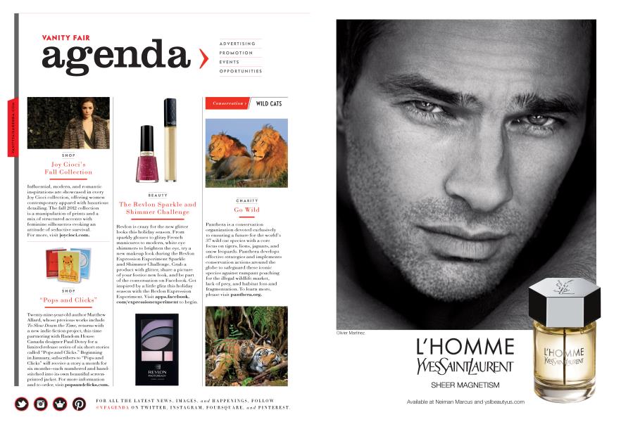 Advertisement | Vanity Fair | December 2012