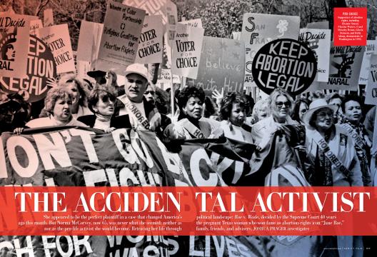 THE ACCIDENTAL ACTIVIST - February | Vanity Fair